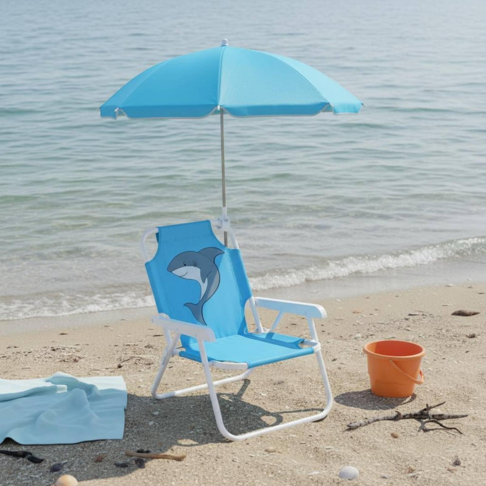 Draagbare kinderstoel met zonn - Kids Outdoor Umbrella Chair recensie en prijs
