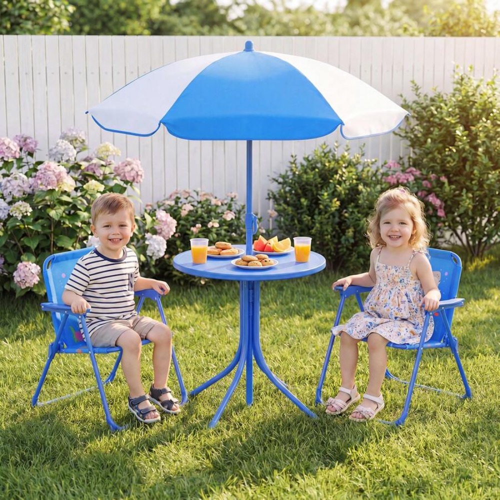 Kinderpicknicktafel voor buite - Kids Outdoor Chair And Table recensie en prijs